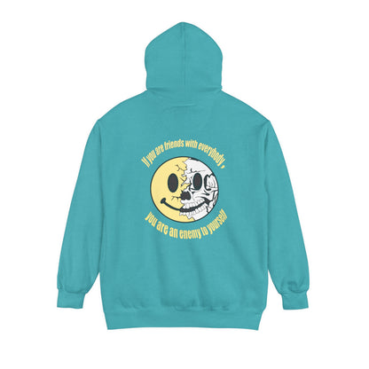 friends with everybody Garment-Dyed Hoodie