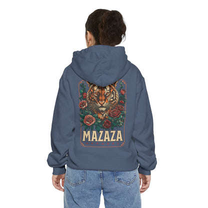 Mazaza Tiger Unisex Garment-Dyed Hoodie