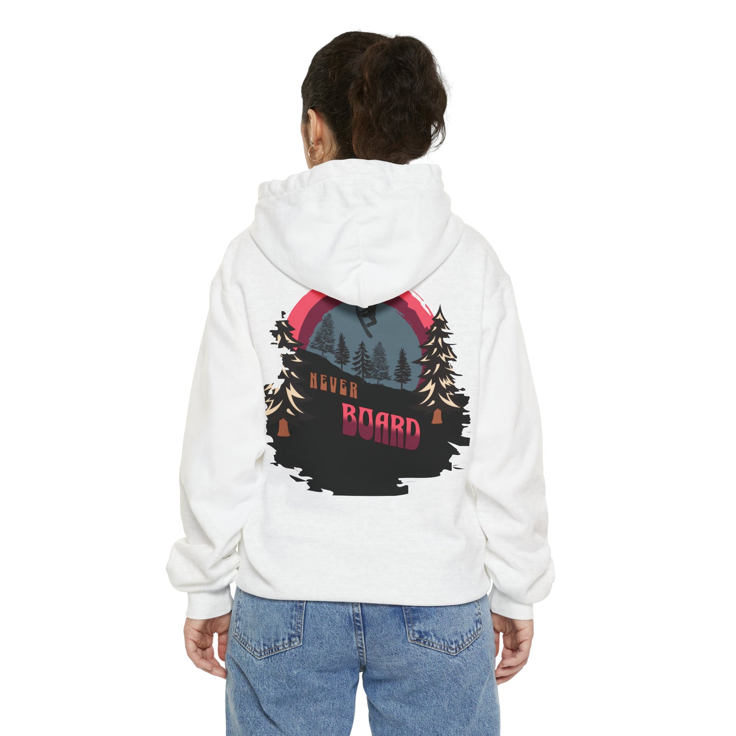 Never Board Unisex Garment-Dyed Hoodie