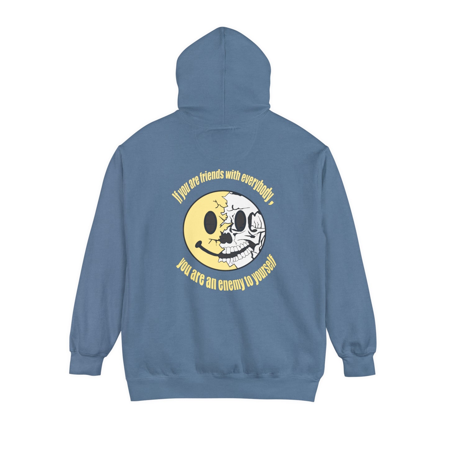 friends with everybody Garment-Dyed Hoodie