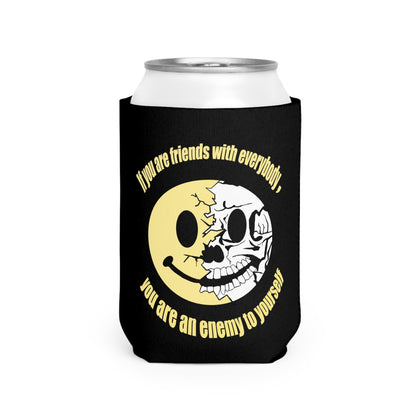 friends with everyone Can Cooler Sleeve