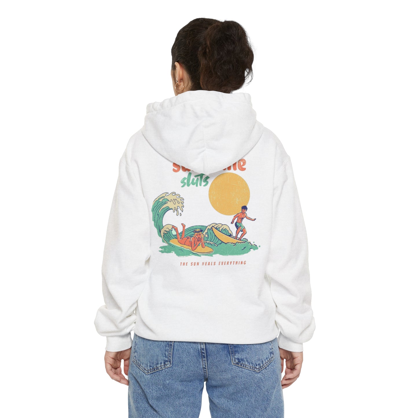 sunshine sluts Garment-Dyed Hoodie