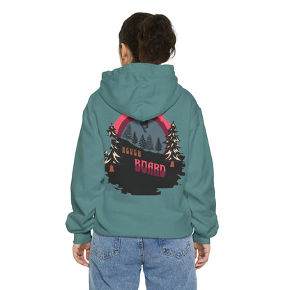 Never Board Unisex Garment-Dyed Hoodie