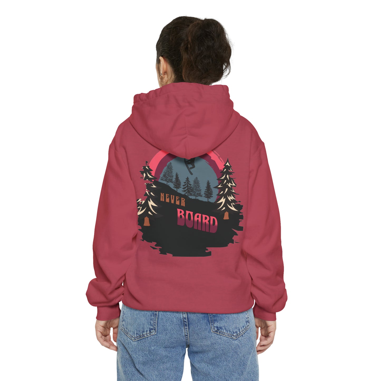 Never Board Unisex Garment-Dyed Hoodie